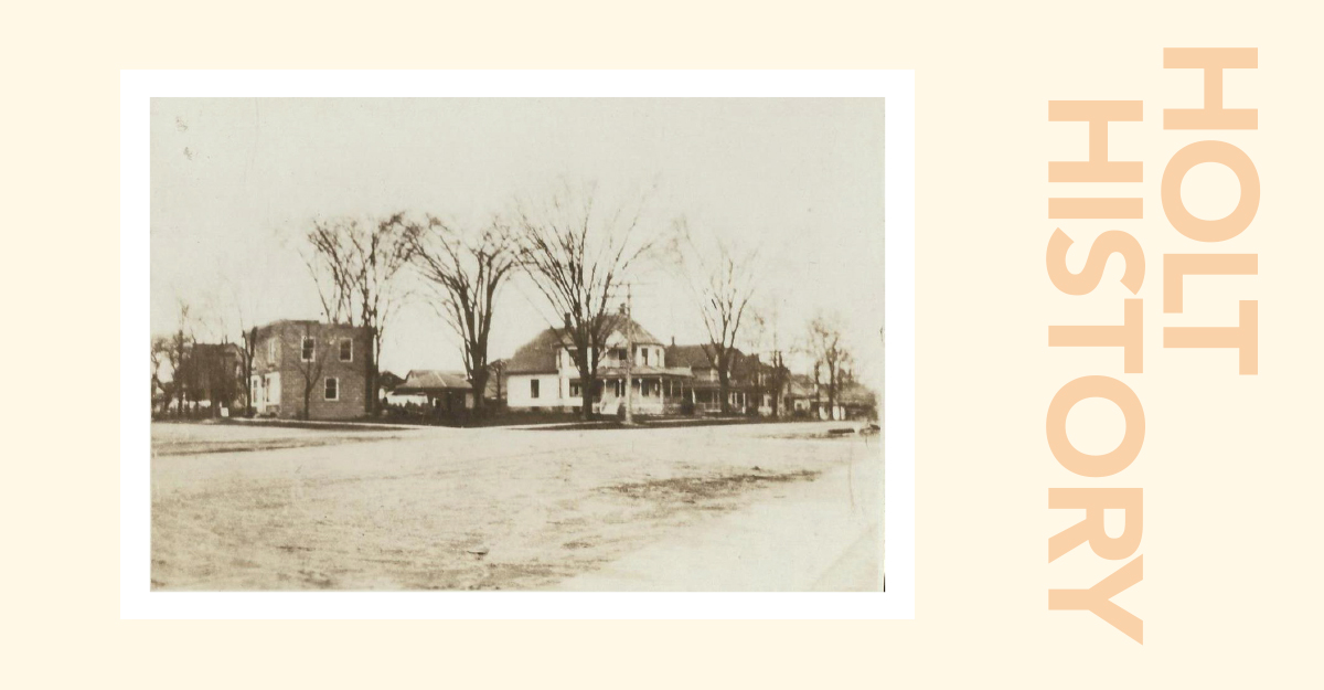 Vintage photo of downtown holt
